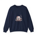 Crewneck Sweatshirt — "Recharge Season" Cozy Armchair Illustration