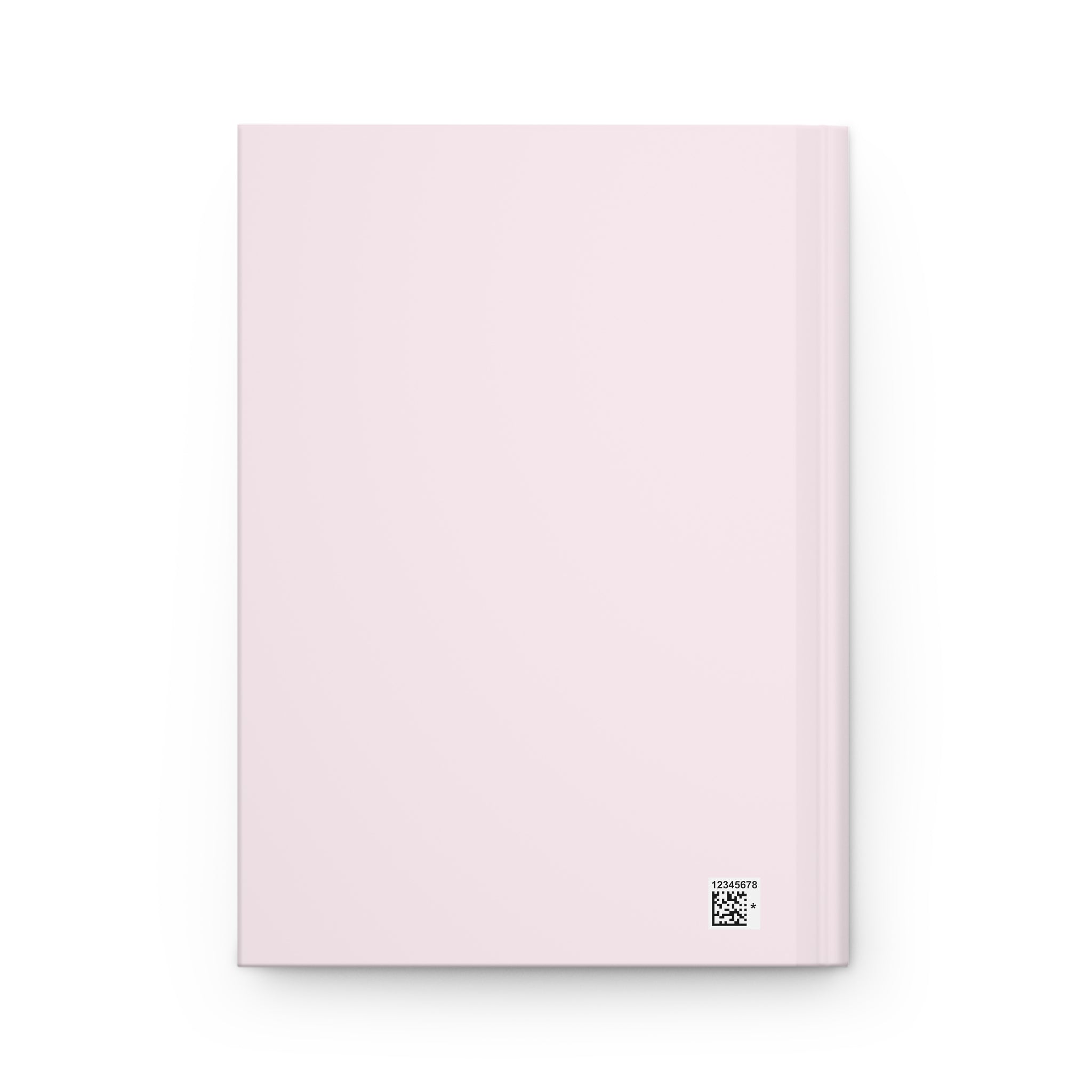 Spoiled. Pink Hardcover Journal — Cute Retro Script Notebook for Self-Care & Gifts