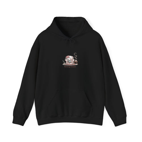Cozy Reading Nook Hoodie — 'Bookshop Dreams' Graphic Sweatshirt